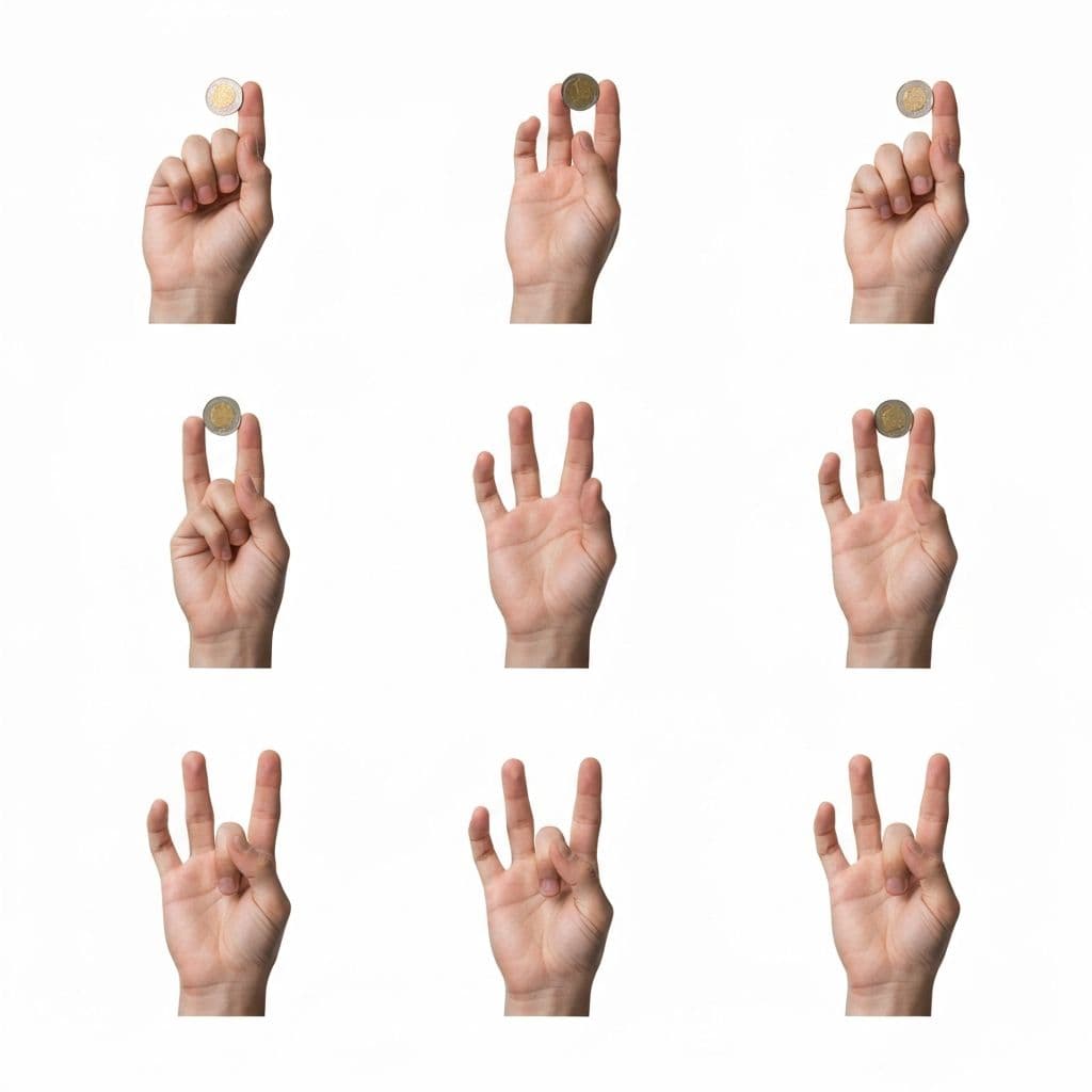 How to toss a coin — proper technique demonstration