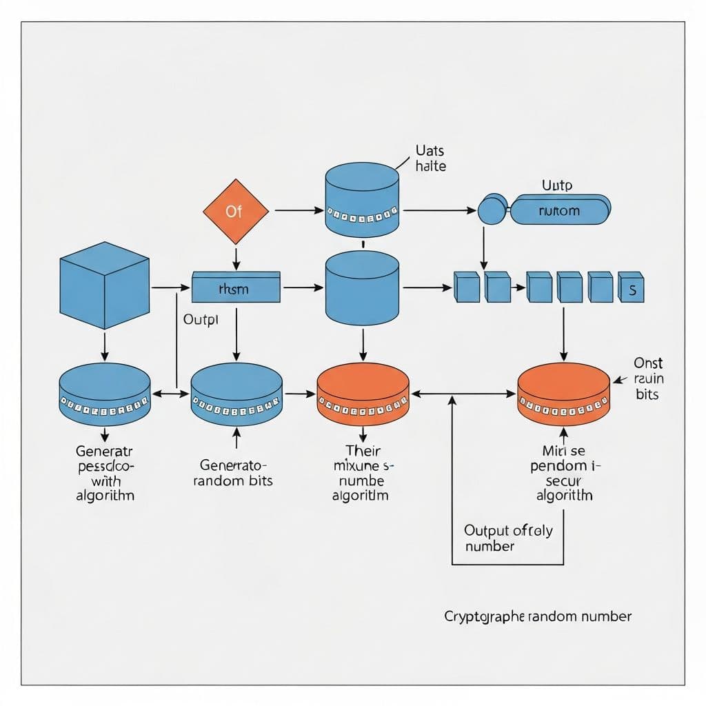 Cryptographic random number generation process