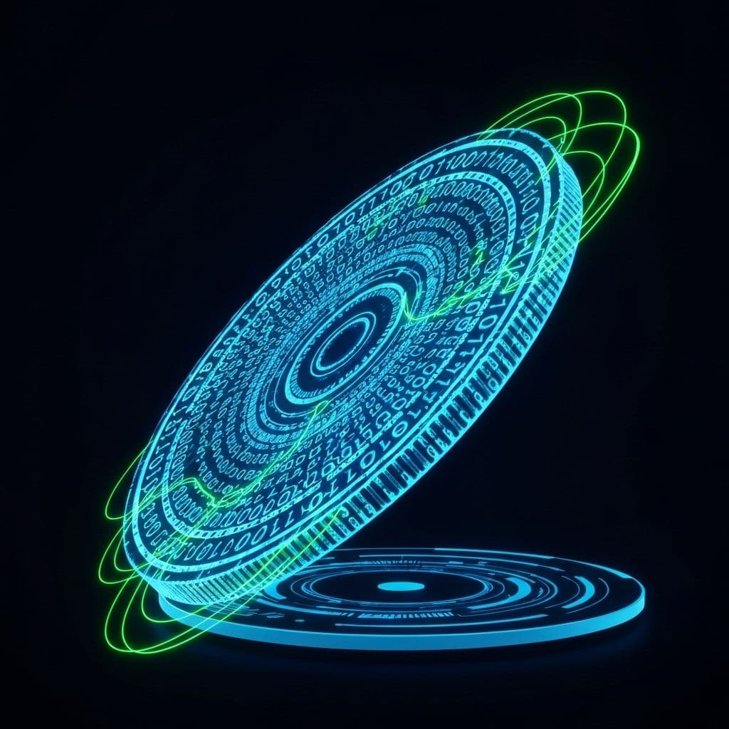 Digital coin flip guide showing algorithm and randomness visualization