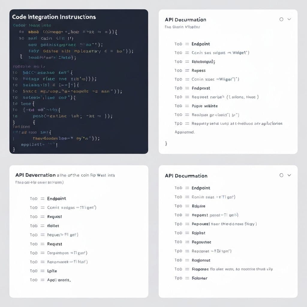 Flip a coin — embed and API integration example