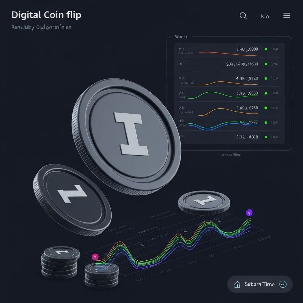Flip a coin — digital coin toss randomness study