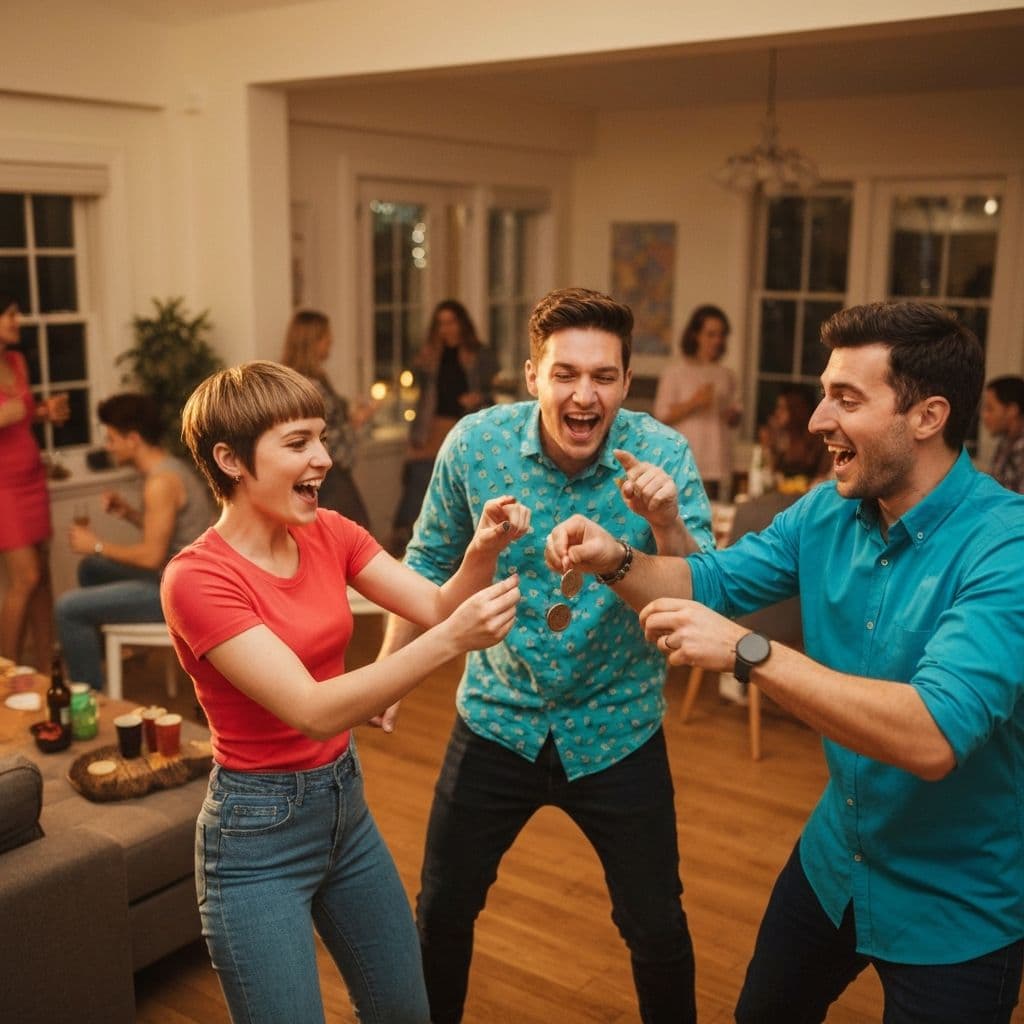 Coin flip games for groups — party and team activities